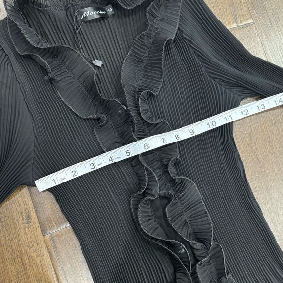 Maccine Sheer Long Sleeve - Picture 9 of 11